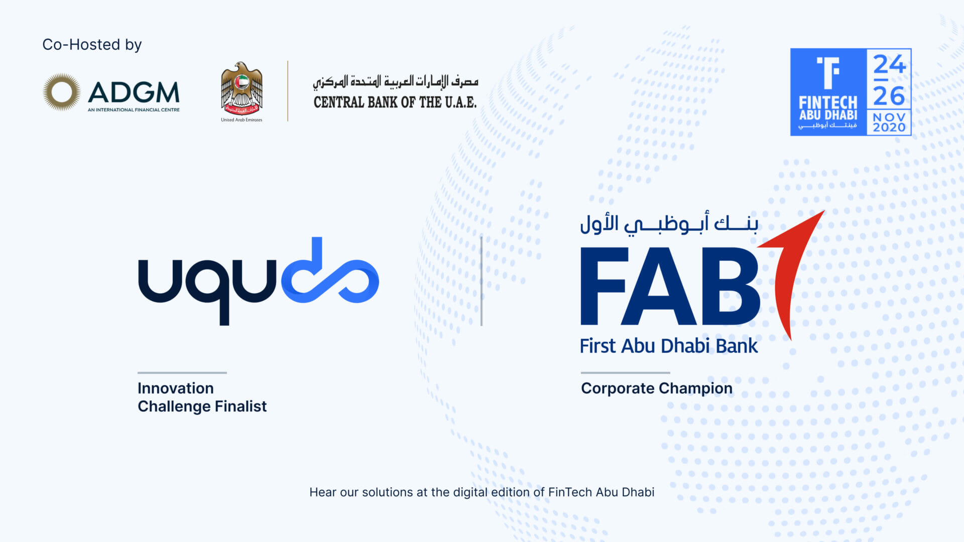 uqudo a winner of the FinTech Abu Dhabi 2020