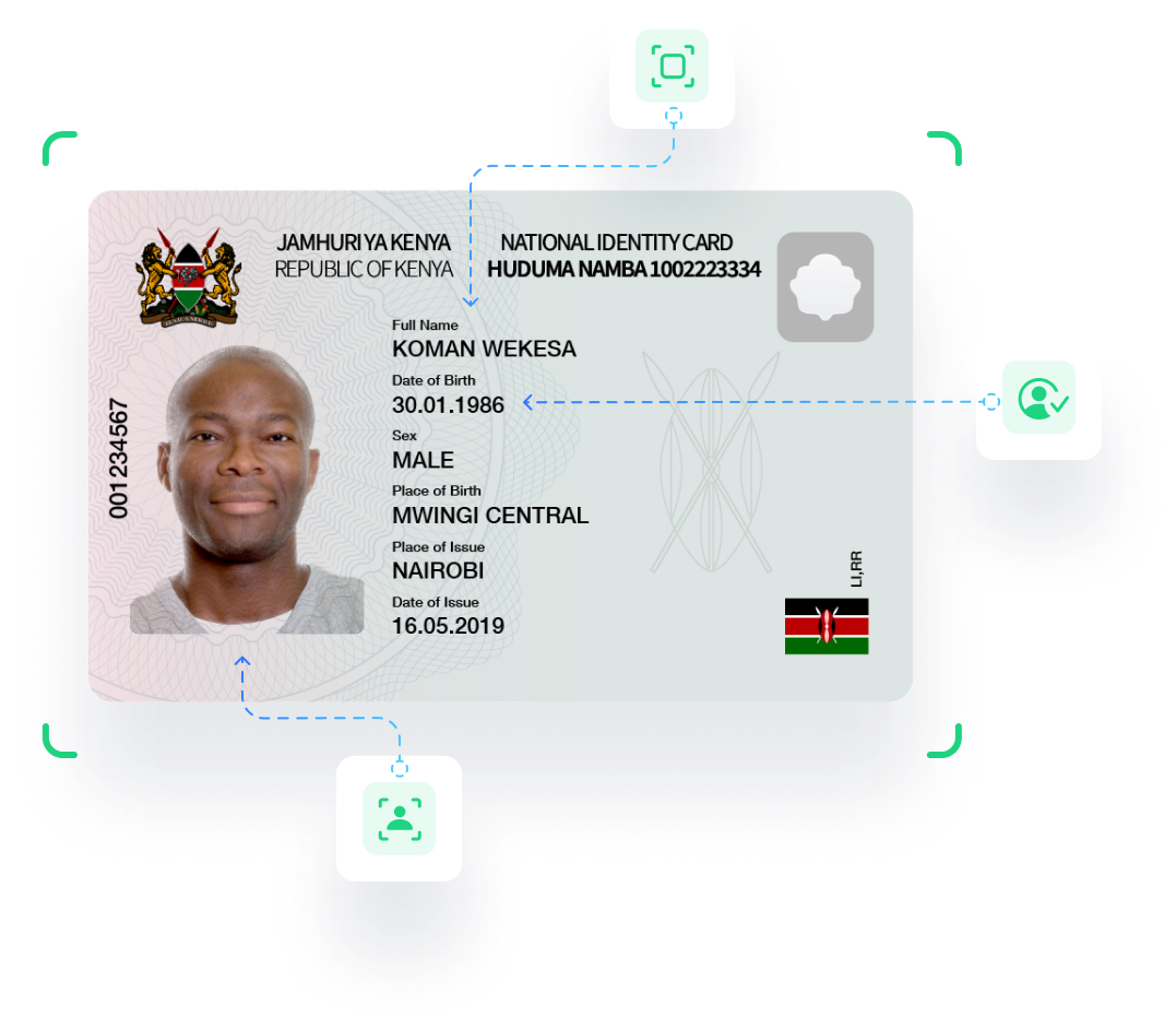 National identity card verification services in Kenya