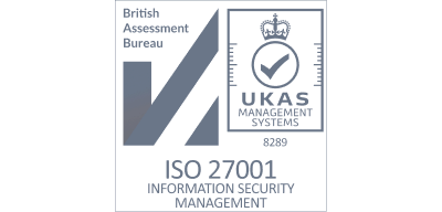 ISO 27001 UKAS-Accredited Badge